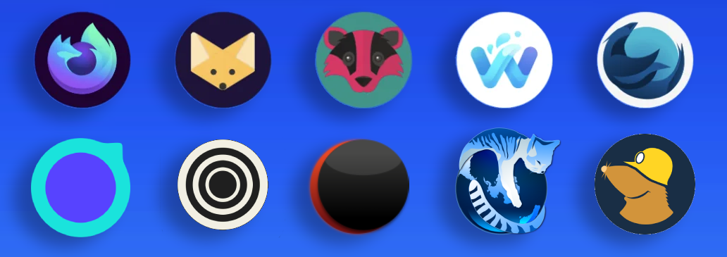 Firefox Based Browsers Logos